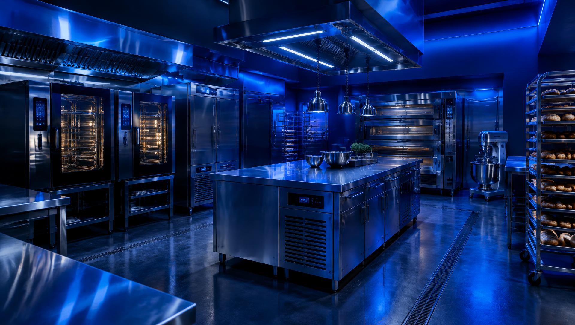 Cozinha industrial profissional